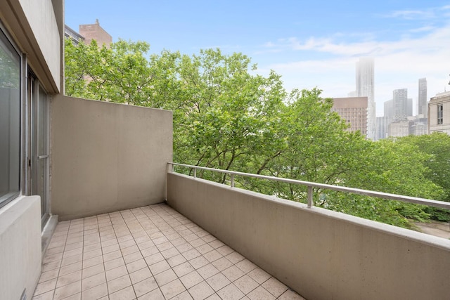 180 Park Row Unit 5B, New York City, NY 10038 - balcony featuring a skyline view