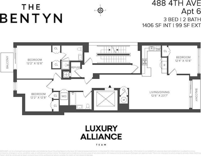 488 4th Ave Unit 6, New York City, NY 11215 - view of property floor plan