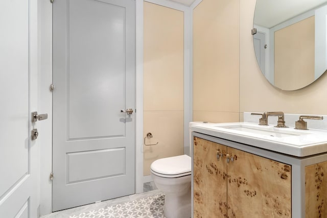 21 E 61st St Unit 9C, New York City, NY 10065 - bathroom with vanity and tile patterned flooring