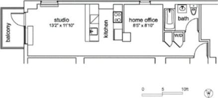44-27 Purves St Unit 9F, New York City, NY 11101 - view of home floor plan