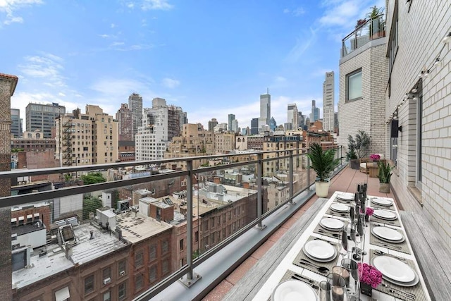 20 E 68th St Unit 12D, New York City, NY 10065 - balcony with a view of skyline