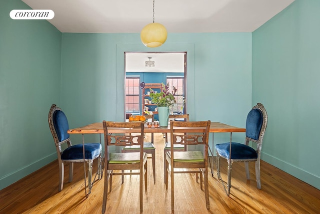 66 Putnam Ave, New York City, NY 11238 - dining space with wood finished floors and baseboards