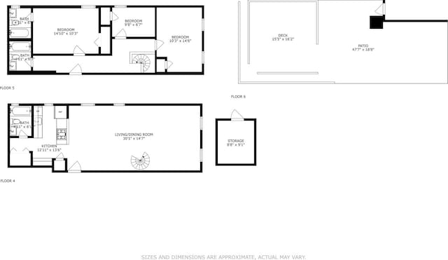 299 13th St Unit 4B, New York City, NY 11215 - view of home floor plan