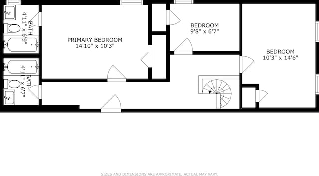 299 13th St Unit 4B, New York City, NY 11215 - view of room layout