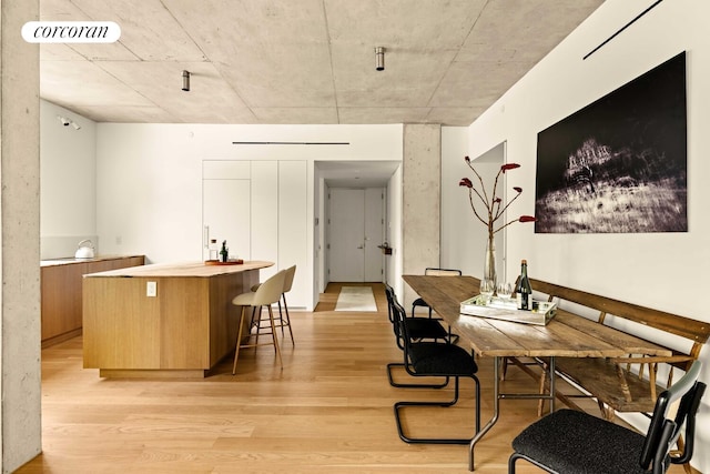 450 Warren St Unit 2C, New York City, NY 11217 - dining room with light wood-style floors