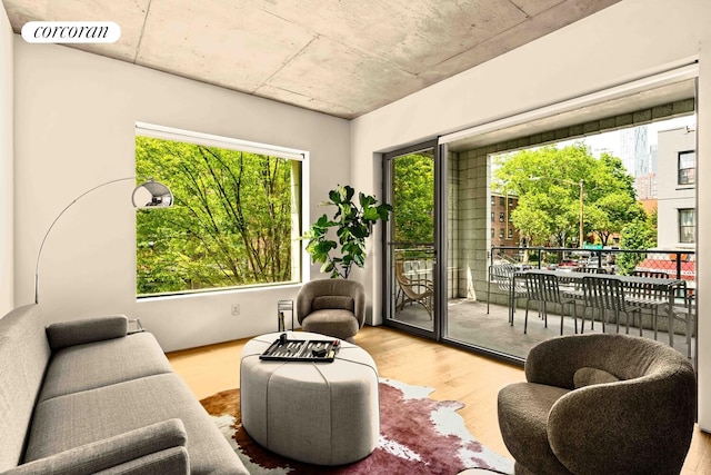 450 Warren St Unit 2C, New York City, NY 11217 - sitting room featuring wood finished floors
