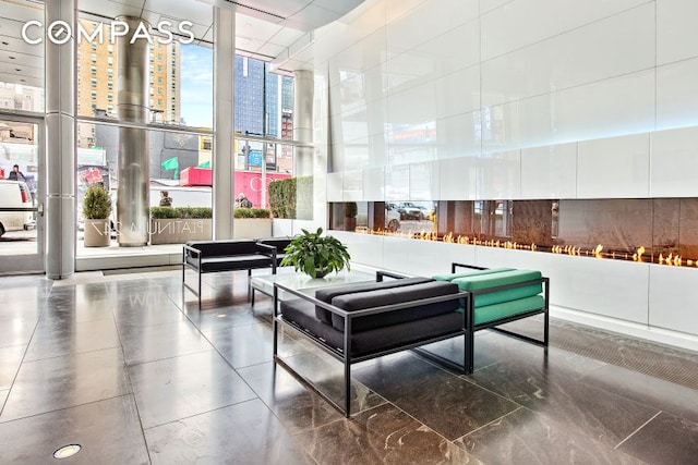 247 W 46th St Unit 3103, New York City, NY 10036 - community lobby with a city view