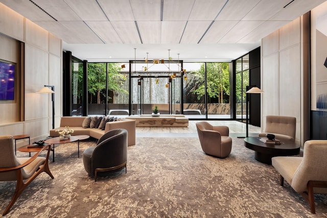 111 Murray St Unit 30A, New York City, NY 10007 - lobby with a wall of windows