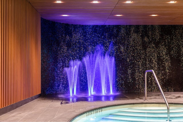 111 Murray St Unit 30A, New York City, NY 10007 - view of pool at night