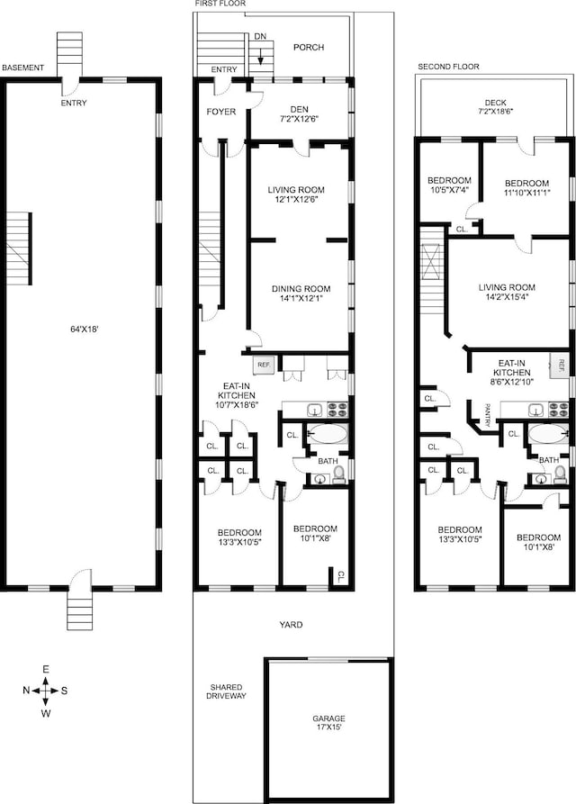 764 Saratoga Ave, New York City, NY 11212 - view of property floor plan