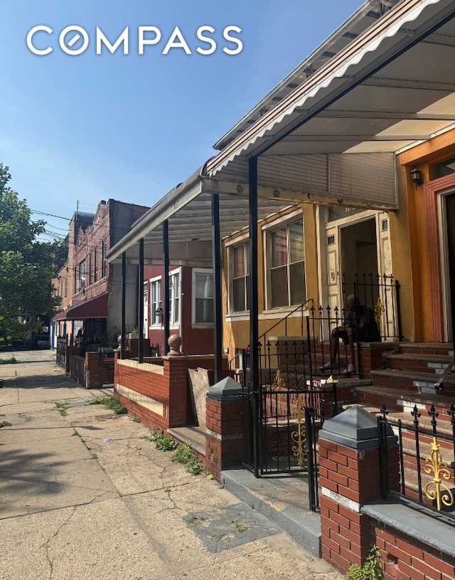764 Saratoga Ave, New York City, NY 11212 - view of property exterior featuring a gate