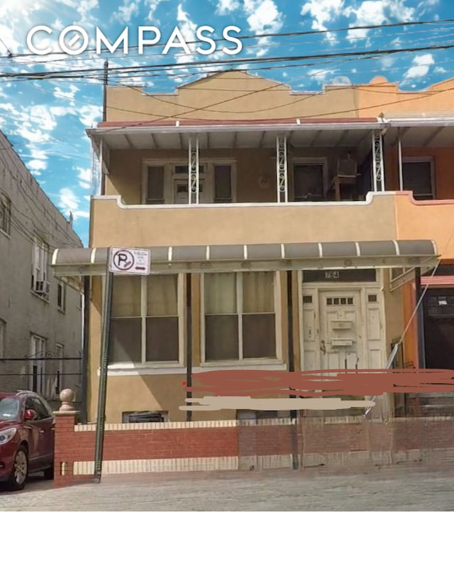 764 Saratoga Ave, New York City, NY 11212 - view of front of house with stucco siding
