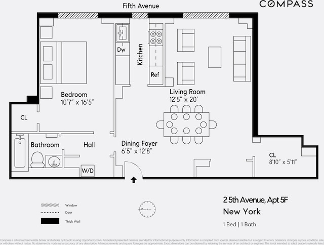 2 5th Ave Unit 5F, New York City, NY 10011 - view of home floor plan