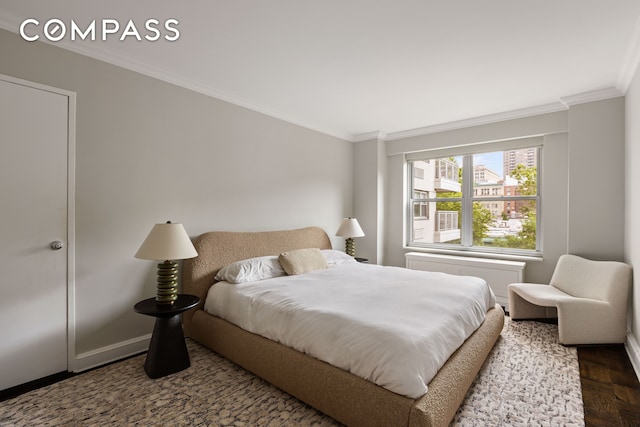 2 5th Ave Unit 5F, New York City, NY 10011 - bedroom with crown molding
