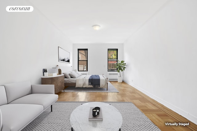 1485 E 16th St Unit 1J, New York City, NY 11230 - bedroom with radiator and baseboards