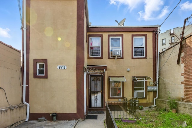 2517 Boston Rd, New York City, NY 10467 - townhome / multi-family property with cooling unit and stucco siding