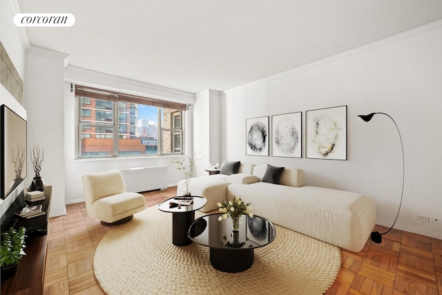 300 E 40th St Unit 7P, New York City, NY 10016 - bedroom featuring ornamental molding