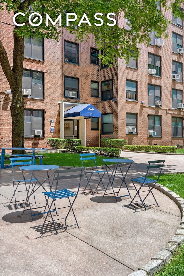 193 Clinton Ave Unit 9D, New York City, NY 11205 - view of patio / terrace with cooling unit