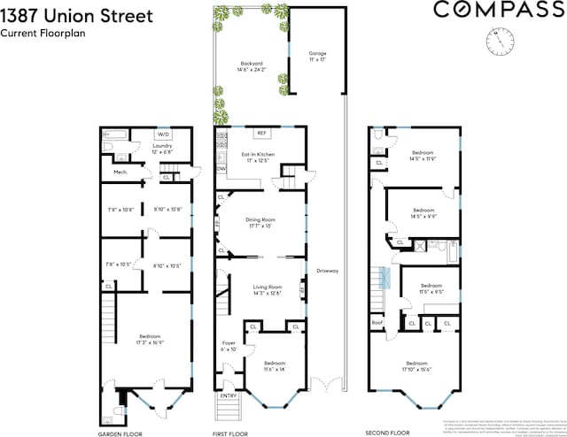 1387 Union St, New York City, NY 11213 - view of property floor plan