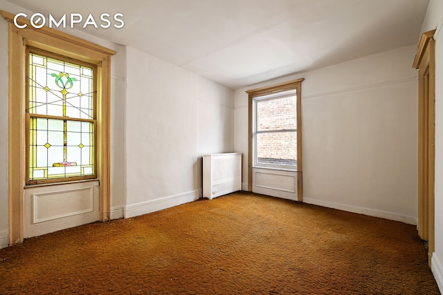 1387 Union St, New York City, NY 11213 - spare room featuring carpet and healthy amount of natural light