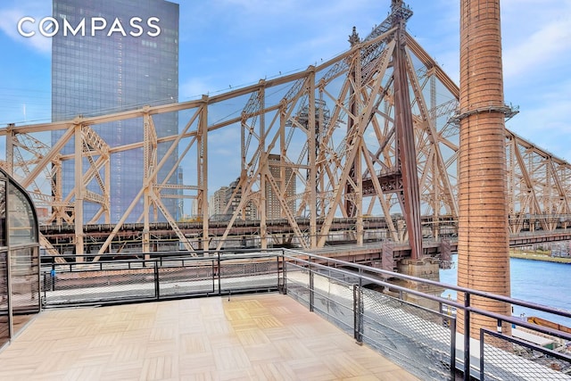 40 Sutton Pl Unit 10M, New York City, NY 10022 - view of patio featuring a water view