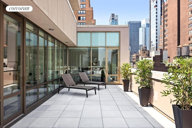 76 Madison Ave Unit Ph1, New York City, NY 10016 - view of patio featuring a view of city