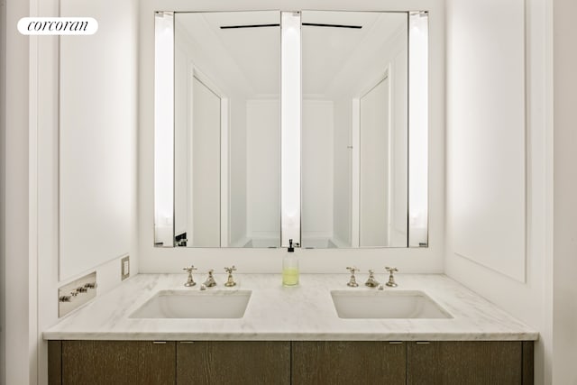 7 Harrison St Unit 4S, New York City, NY 10013 - bathroom with double vanity