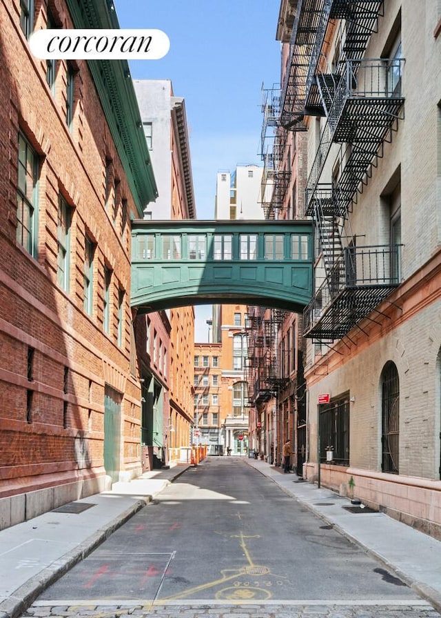 7 Harrison St Unit 4S, New York City, NY 10013 - view of asphalt alley featuring curbs and sidewalks