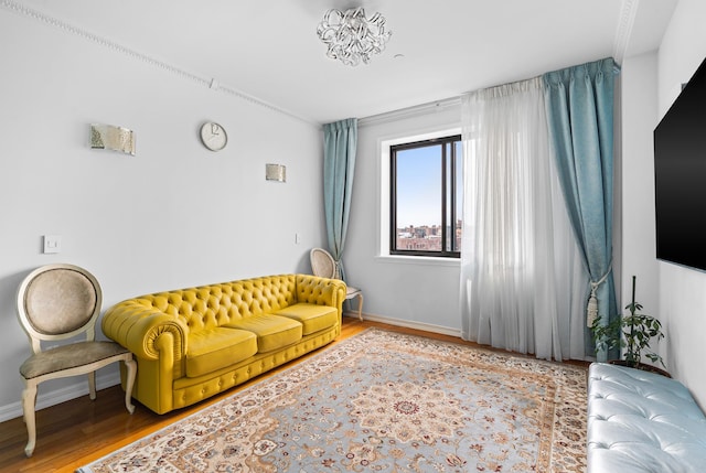 99-31 66th Ave Unit 7-B, New York City, NY 11374 - living room with wood finished floors and baseboards