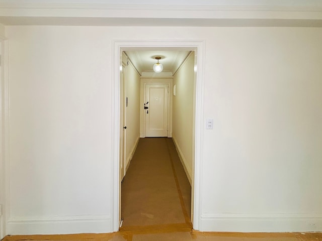 333 E 53rd St Unit 9-N, New York City, NY 10022 - corridor featuring ornamental molding and baseboards