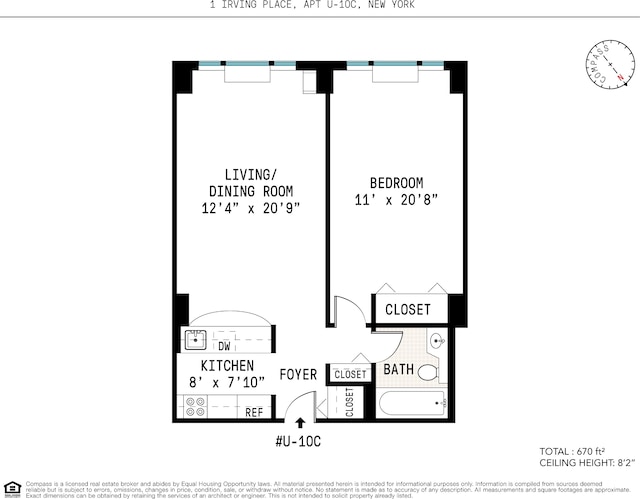 1 Irving Pl Unit U10C, New York City, NY 10003 - view of home floor plan
