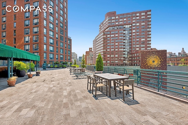 1 Irving Pl Unit U10C, New York City, NY 10003 - view of patio / terrace featuring a city view