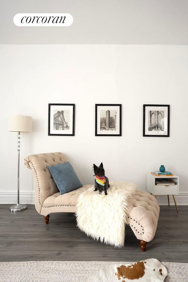 454 15th St Unit 4L, New York City, NY 11215 - living area with wood finished floors