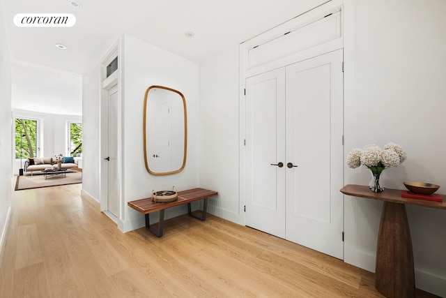 722 President St Unit 2, New York City, NY 11215 - hallway with light wood-type flooring