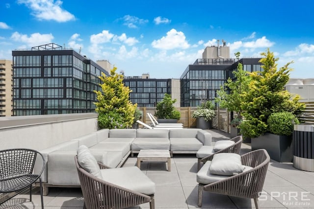 111 Montgomery St Unit 1N, New York City, NY 11225 - view of patio / terrace with an outdoor living space