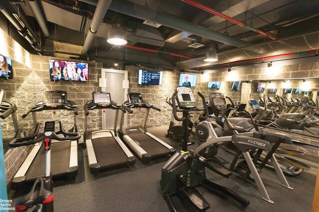 201 W 70th St Unit 24B, New York City, NY 10023 - view of exercise room