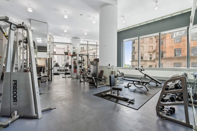 15 William St Unit 9C, New York City, NY 10004 - view of exercise room