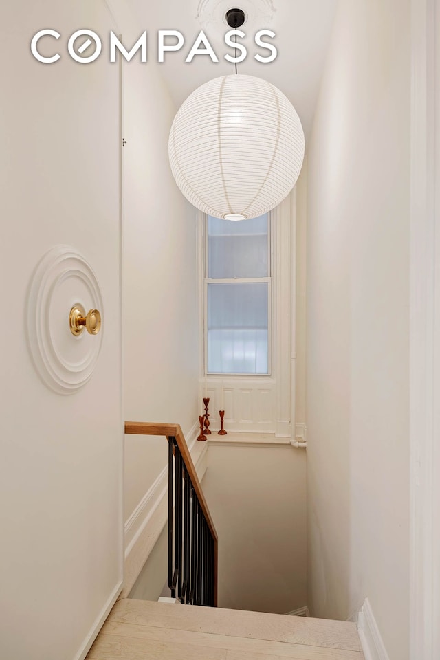 252 Greene Ave Unit 1B, New York City, NY 11238 - staircase with baseboards