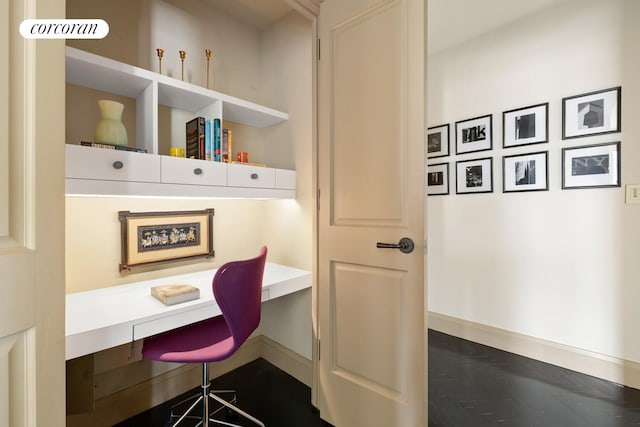 28 E 70th St Unit Ph1, New York City, NY 10021 - office with built in study area and baseboards
