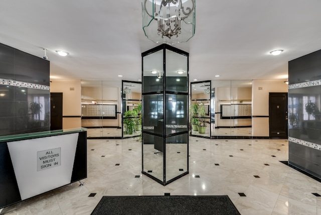 67-30 Clyde St Unit 5R, New York City, NY 11375 - welcome area featuring a chandelier