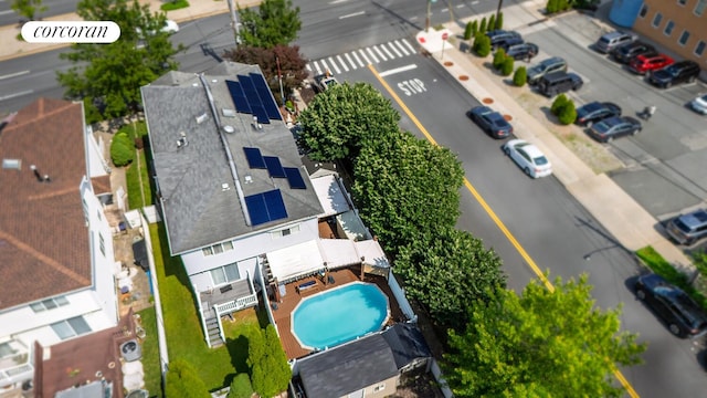 2054 Richmond Ave, New York City, NY 10314 - aerial view of a pool
