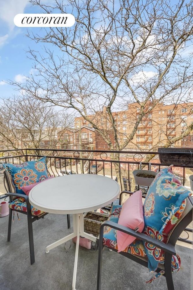 57 Bay 31st St Unit 3A, New York City, NY 11214 - balcony featuring outdoor dining area