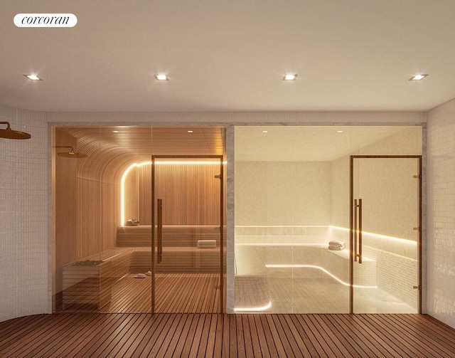 250 E 25th St Unit 9D, New York City, NY 10010 - relaxing sauna featuring recessed lighting