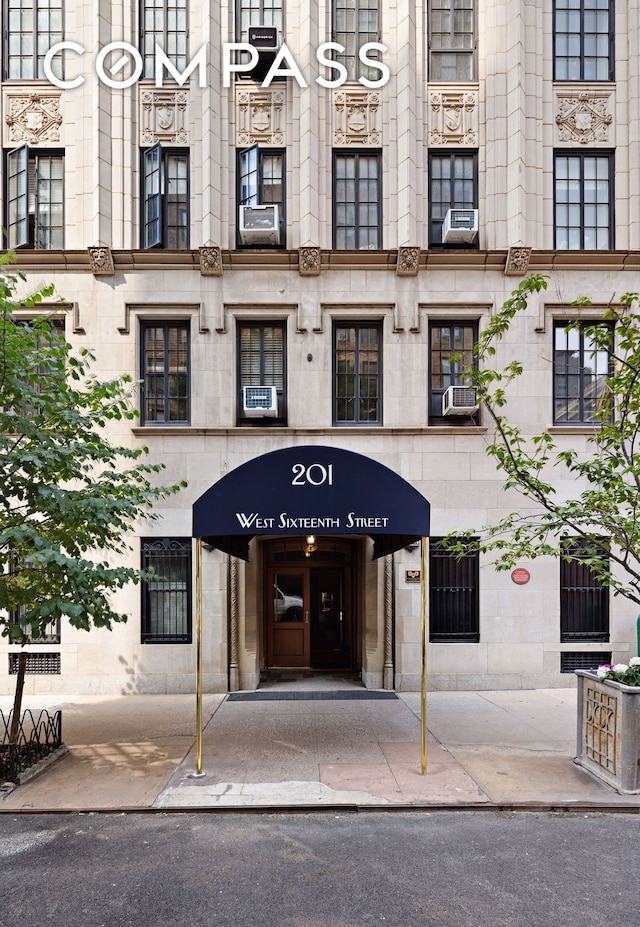 201 W 16th St Unit 9A, New York City, NY 10011 - view of building exterior featuring cooling unit