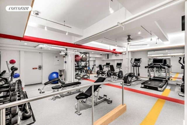 19 E 88th St Unit 4H, New York City, NY 10128 - exercise room featuring electric panel