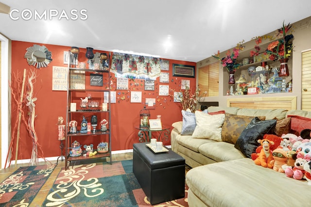 88-29 212th St, New York City, NY 11427 - living area with baseboards