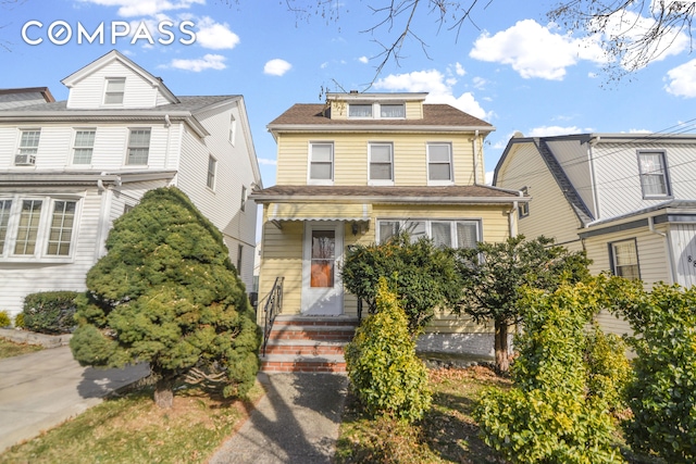 88-29 212th St, New York City, NY 11427 - traditional style home with roof with shingles