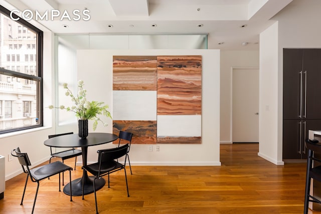 76 Madison Ave Unit 8C, New York City, NY 10016 - dining area with wood finished floors and baseboards