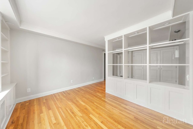 25 W 13th St Unit 6Kn, New York City, NY 10011 - empty room with wood finished floors and ornamental molding