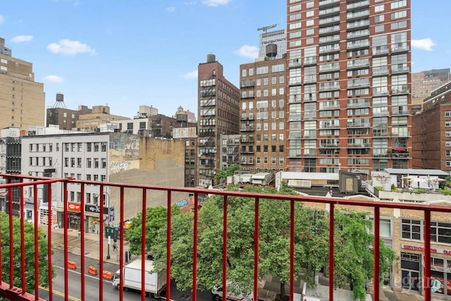 25 W 13th St Unit 6Kn, New York City, NY 10011 - balcony with a city view